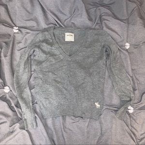 Abercrombie kids grey sweater top